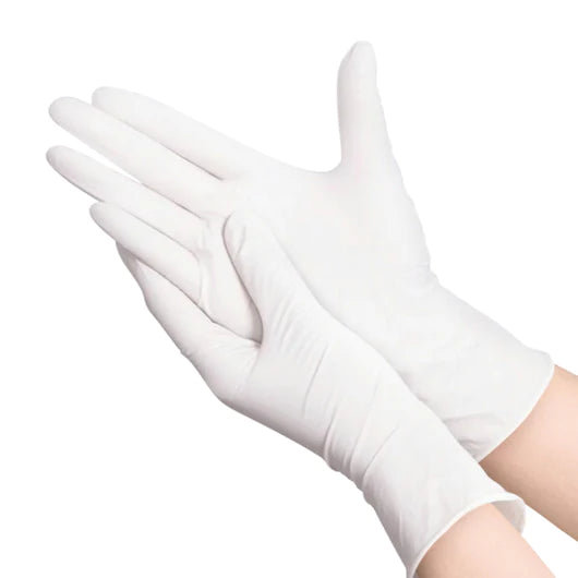 Latex powder free gloves Large
