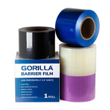 Barrier Film In Dispenser Box (4" X 6" - Roll Of 1200 Perforated Sheets) - Gorilla Plus