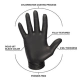 GORILLA - Black Latex Exam Gloves