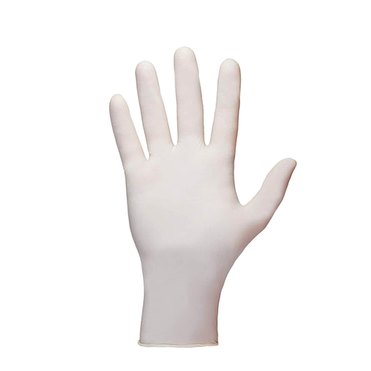 Latex Exam Gloves Light Powder (White) - MEDIUM